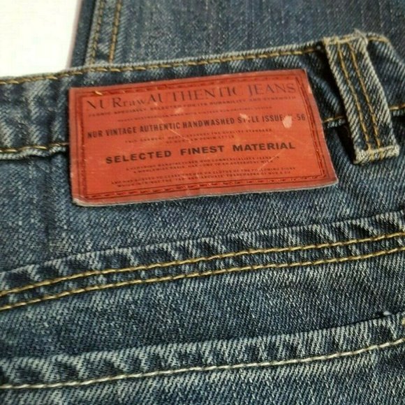 Revolution Numero Uno Jeans NU Raw with Fades Blue Denim Size 30 Women - Picture 9 of 10